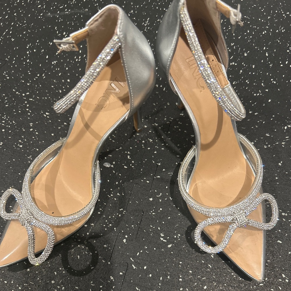 I.N.C. International Concepts Womens Laynea Translucent Poi Silver Bling